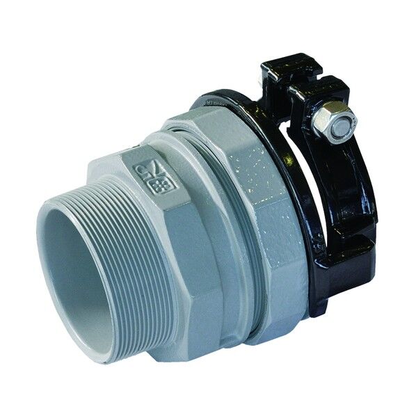 カワニシ 鋼管用継手 Xおねじ付ソケット 100