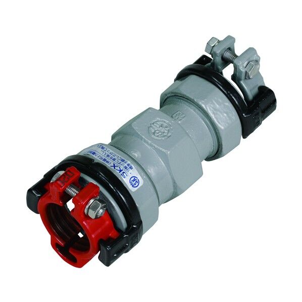 カワニシ 内外面被覆鋼管×ポリエチレン管用異種管継手 Xソケット D50×P50 SKX-S-D50XP50 1点