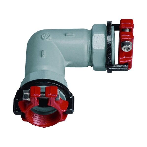 カワニシ 内外面被覆鋼管用継手 Xエルボ D40