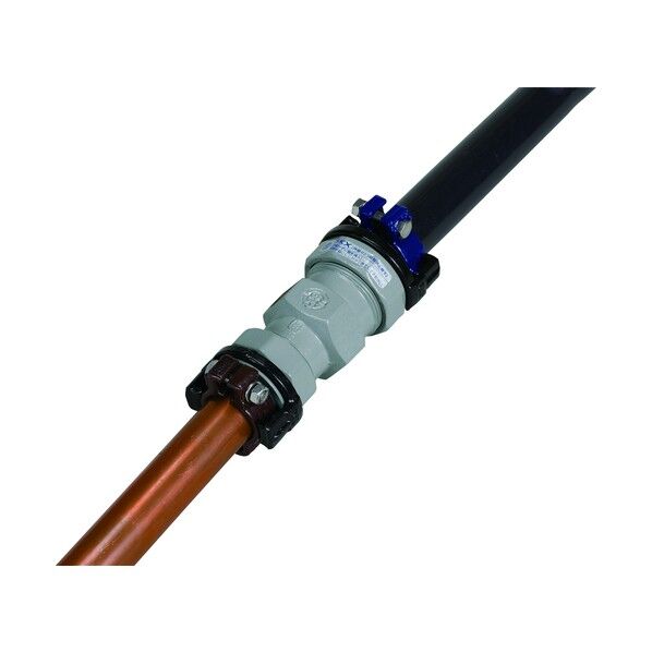 カワニシ ポリエチレン管×銅管2形用異種管継手 X銅管用異種ソケット P20×Cu(2)15