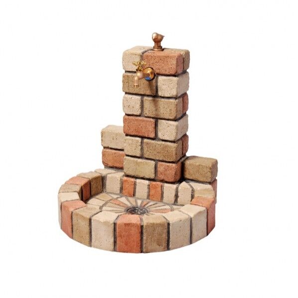 不凍水栓柱ユニット サナンド ブリック丸型 埋設長300