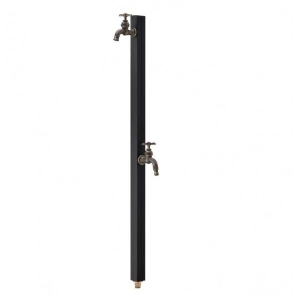 オンリーワンクラブ アクアルージュアンティークW(補助蛇口付) マットブラック TK3-SCWB 1本...