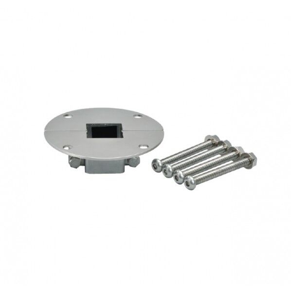 オンリーワンクラブ アクアルージュシリーズ ウッドデッキ固定金具□40用 φ140×H45mm TK3-WD40 1個