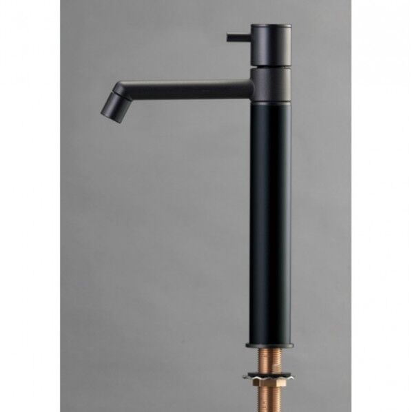 デザイン水栓 マニル ブラックめっき ロング