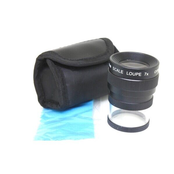 ルーペ スケールルーペ7倍 スケール付き