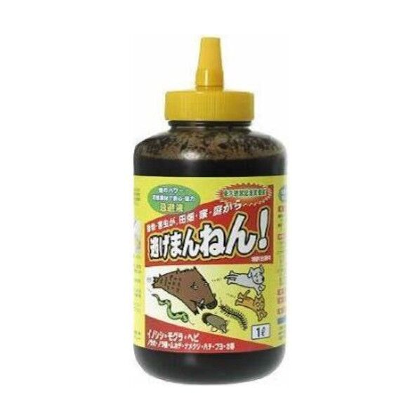 忌避剤 逃げまんねん 液体タイプ 1000ml 1本