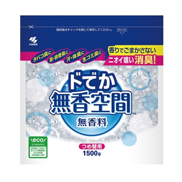 ドでか無香空間 無香料 つめ替用 1600g
