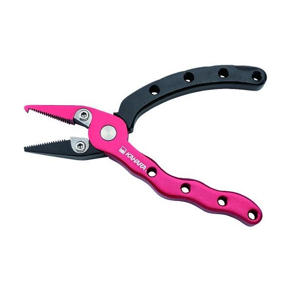 4.5インチアルミプライヤー&ベルトホルダーブラックレッド