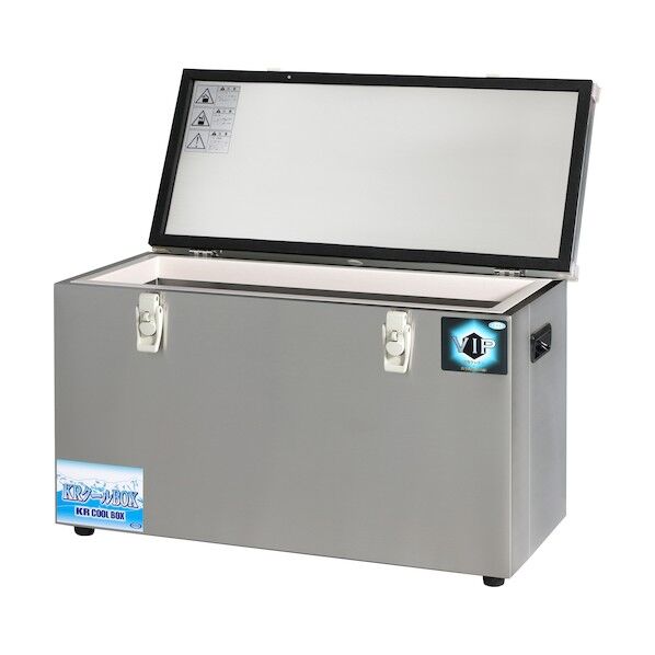 高性能小型保冷保温庫 KRクールBOXーSV 60L ALLステンレスタイプ(真空断熱材入) KRCLV-60SS 1台