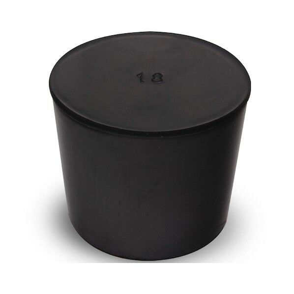 天然ゴム栓 黒 No.18 51.5×45.5×43.5