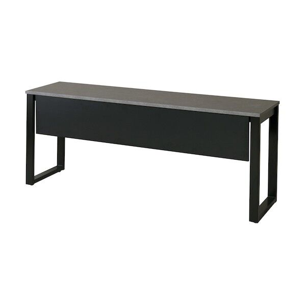  カウンターテーブル幕板付 ブラック脚 ストーングレー ASO-CT1845MB(SGR) 1点...