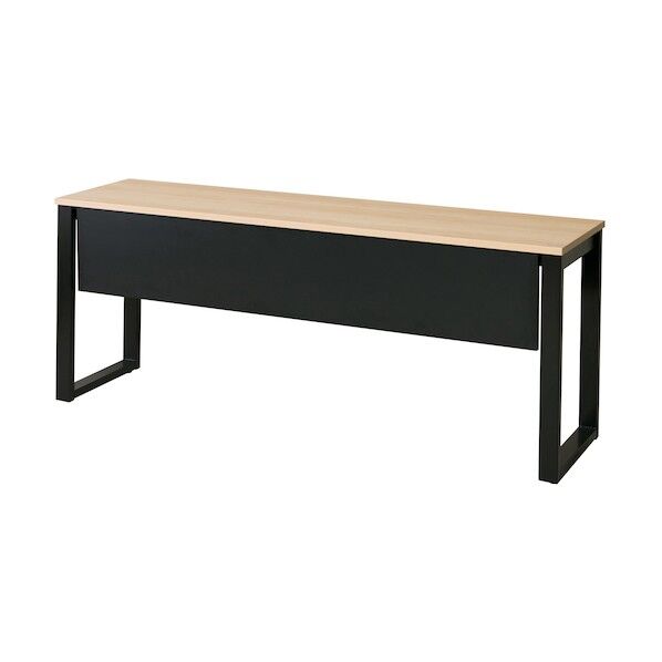 カウンターテーブル幕板付 ブラック脚 ナチュラル ASO-CT1845MB(NA) 1点...