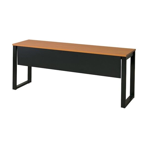 カウンターテーブル幕板付 ブラック脚 ブラウン ASO-CT1845MB(BR) 1点...