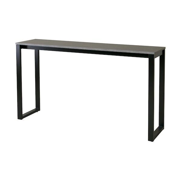 ハイカウンターテーブル ブラック脚 ストーングレー ASO-HCT1845B(SGR) 1点...