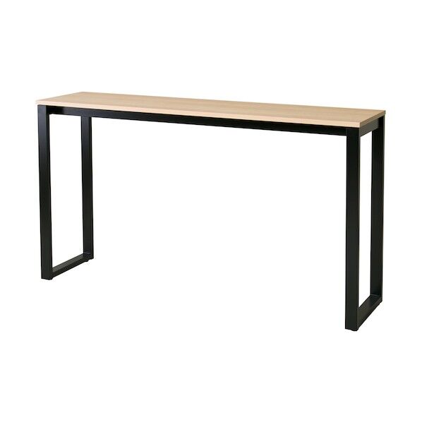  ハイカウンターテーブル ブラック脚 ナチュラル ASO-HCT1845B(NA) 1点...