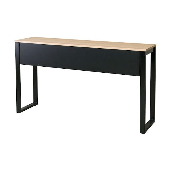  ハイカウンターテーブル幕板付 ブラック脚 ナチュラル ASO-HCT1845MB(NA) 1点...