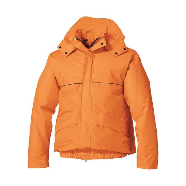 レイン上下セット(ウェアのみ) ダークオレンジ L ND9097 1着