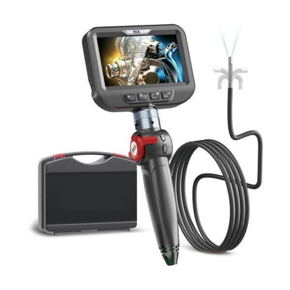 2WAY 180°双方向先端可動式工業用内視鏡 カメラケーブル長 2m