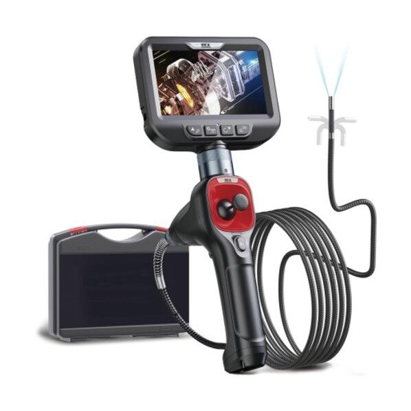 4WAY 360° 4方向先端回転式工業用内視鏡 カメラケーブル長 1m