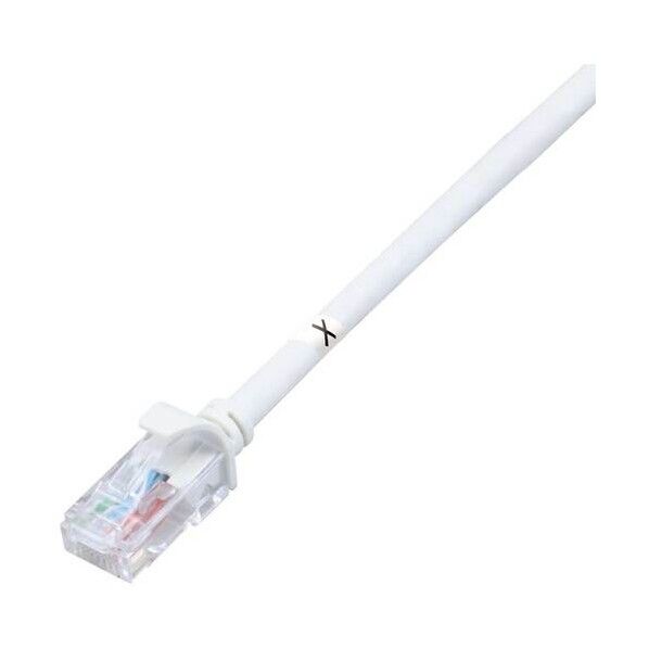 クロスLANケーブル カテゴリー5e(簡易包装)ホワイト10m