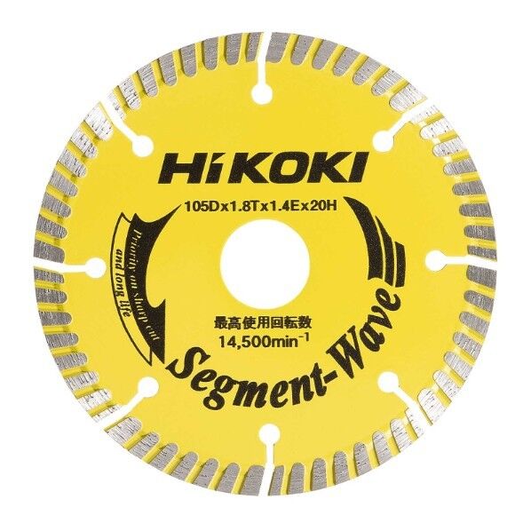 日立ダイヤモンドホイール105mm波型セグメントタイプ