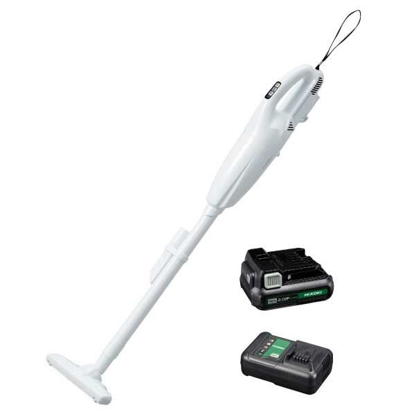 HiKOKI(ハイコーキ) R12DC (BSW) 10.8V コードレス クリーナー 軽量 フルセット ホワイト 1台...