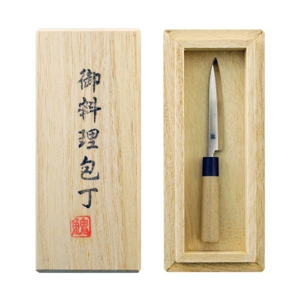 豆道楽和包丁柳刃(刺身)70mm貼箱入り 013276 1