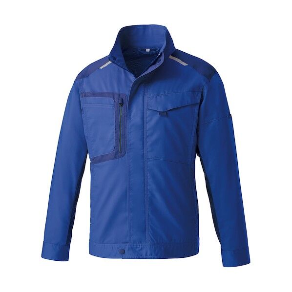 長袖ジャンパー ブルー S