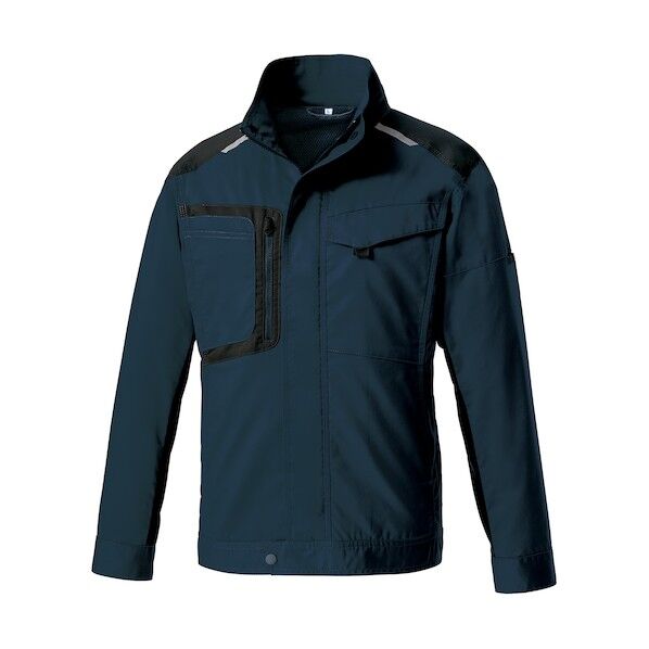 長袖ジャンパー ネイビー SS