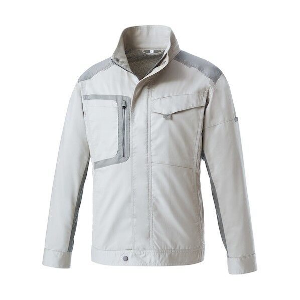 長袖ジャンパー グレー 5L