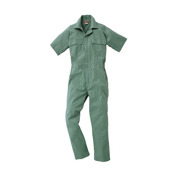  半袖ツナギ服 グリーン 4L 4910-88-4L 1点...