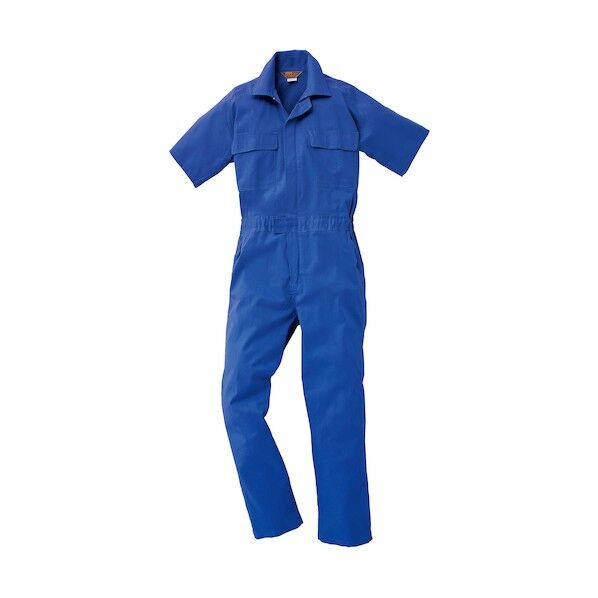 半袖ツナギ服 ブルー L 4910-10-L 1点...