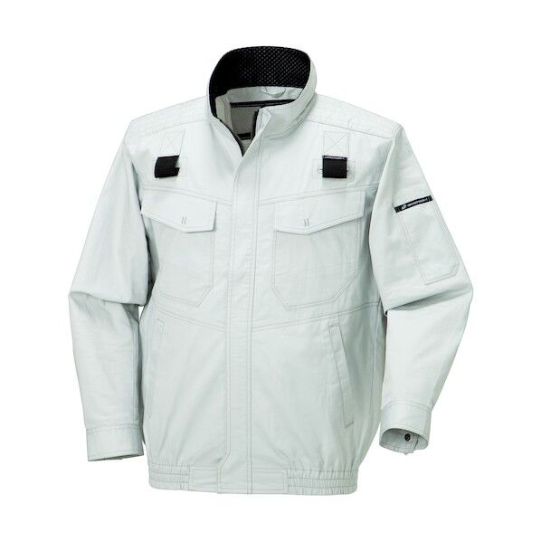 ハーネス対応長袖ジャンパー シルバー 4L