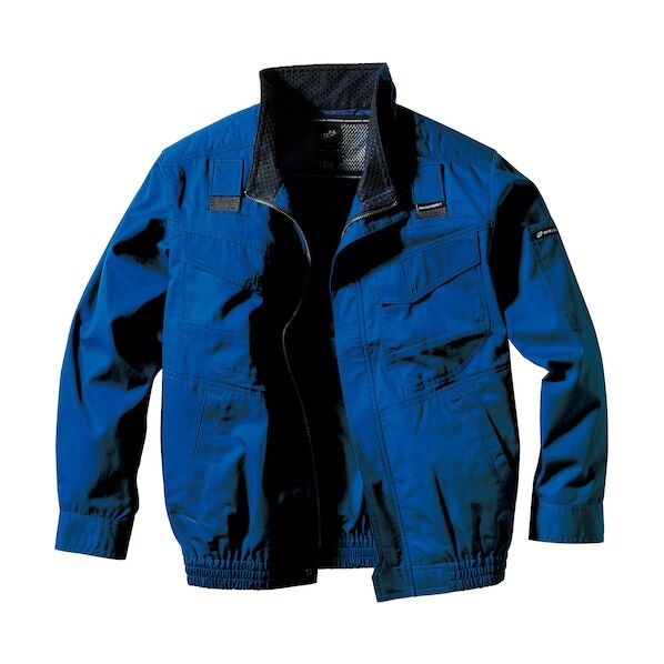 ハーネス対応長袖ジャンパー ブルー LL