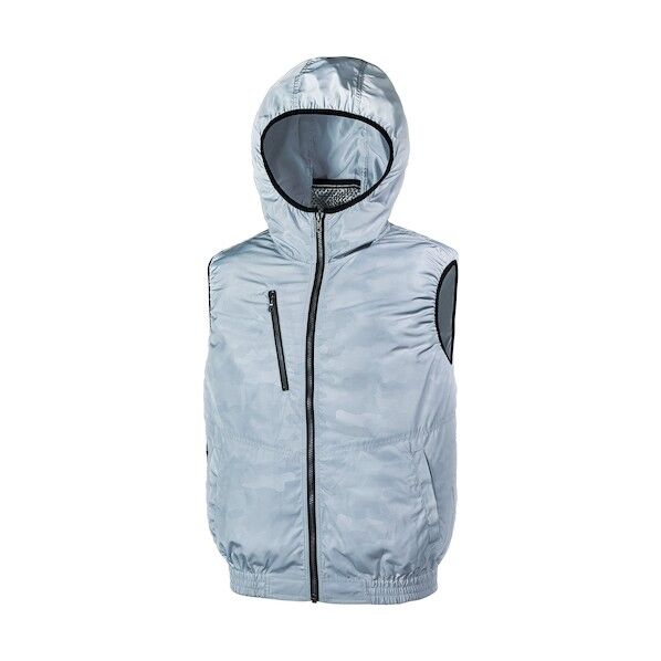 フード付ベスト メイサイシルバー L 26864-400-L 1点