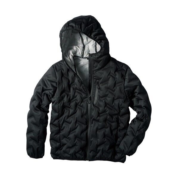 シームレスストレッチ防寒ジャケット ブラック 3L 54377-49-3L 1点