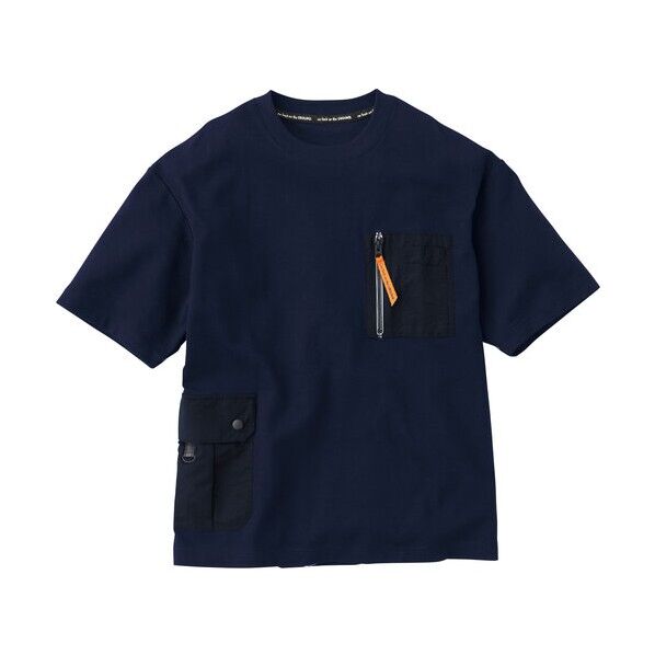  1305-53 半袖Tシャツ ネイビー L L ネイビー 1305-53-1-L...