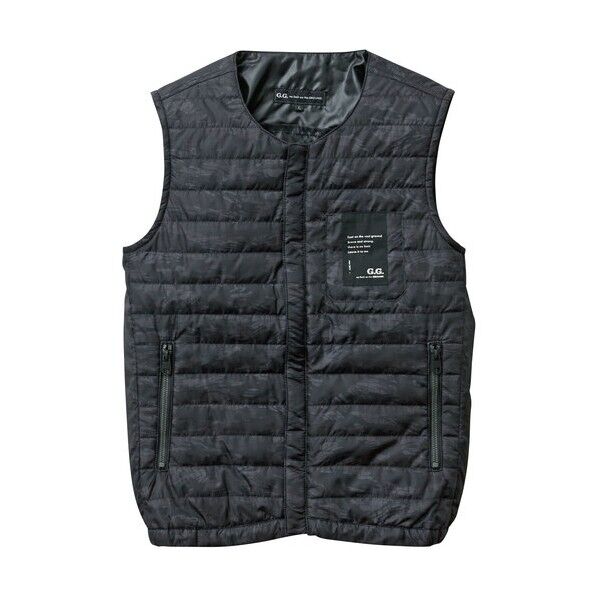 G.G. 8234-06 防寒ベスト カモフラグレー 3L 8234-06-511-3L 1点