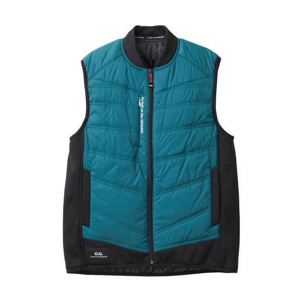 G.G. 0044-06 防寒ベスト ローレルグリーン 3L 0044-06-110-3L 1点