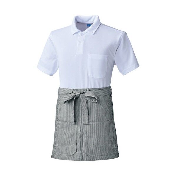 G.G. 10120 エプロン腰巻 ブルー フリーサイズ