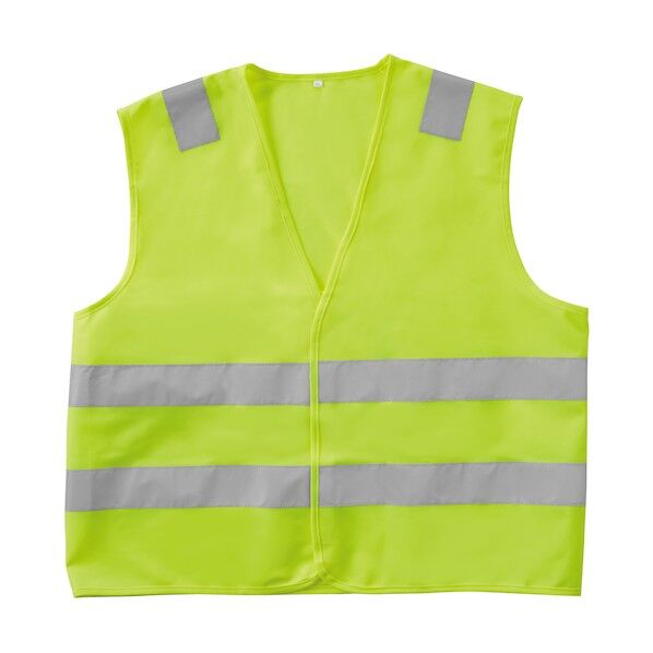 80001 ポケッタブルベスト 蛍光イエロー LL