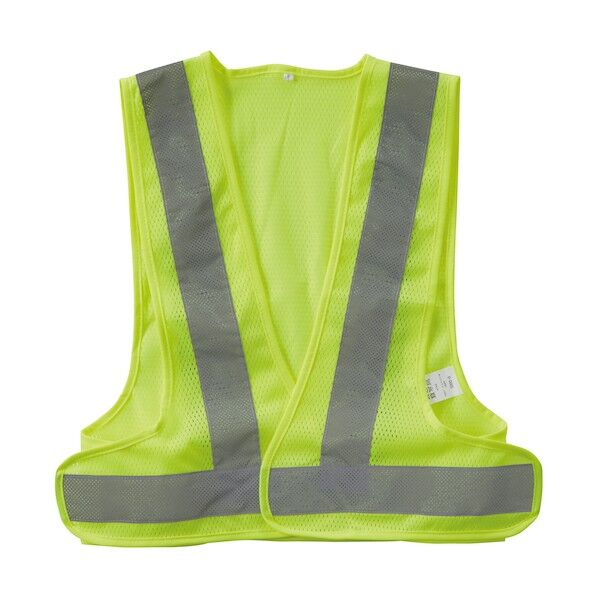 80005 メッシュベスト 蛍光イエロー F 80005-76-F 1点