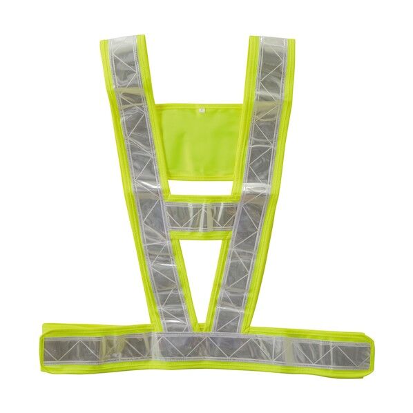 80006 ハーネスベスト 蛍光イエロー F