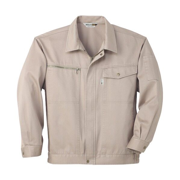 8021 長袖ブルゾン ベージュ 3L 8021-3-3L 1点