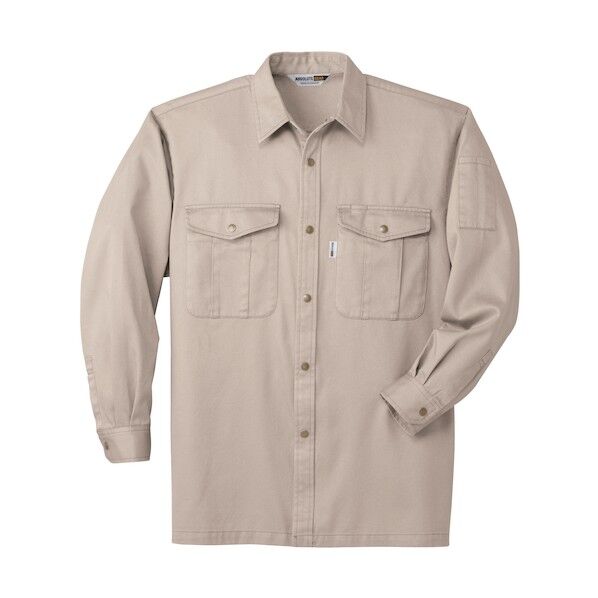 8025 長袖シャツ ベージュ 3L 8025-3-3L 1点