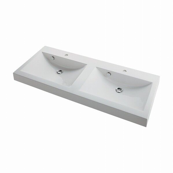 角型洗面器 白(ホワイト) 4.8ℓ(洗浄面1カ所) #MR-493223 1個