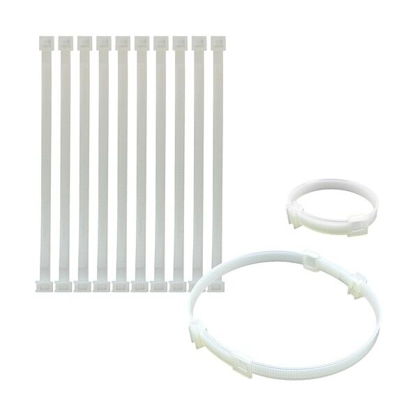 リユース結束バンド白 8mmx200mm