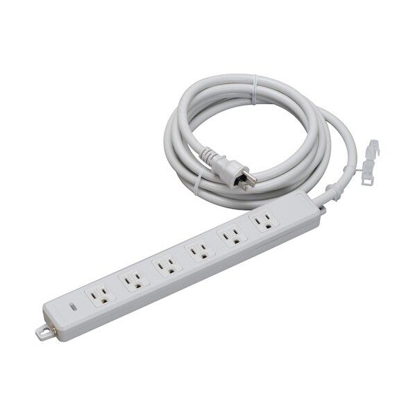 横形OA接地タップ6個口3m