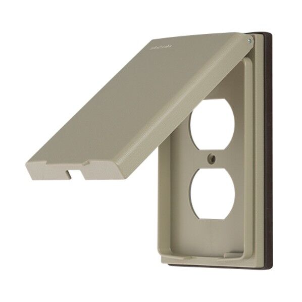 防滴プレートWコンセント用 ML1692 1個