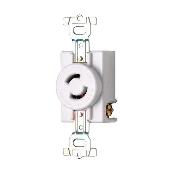 2P 20A 引掛埋込コンセント(白)